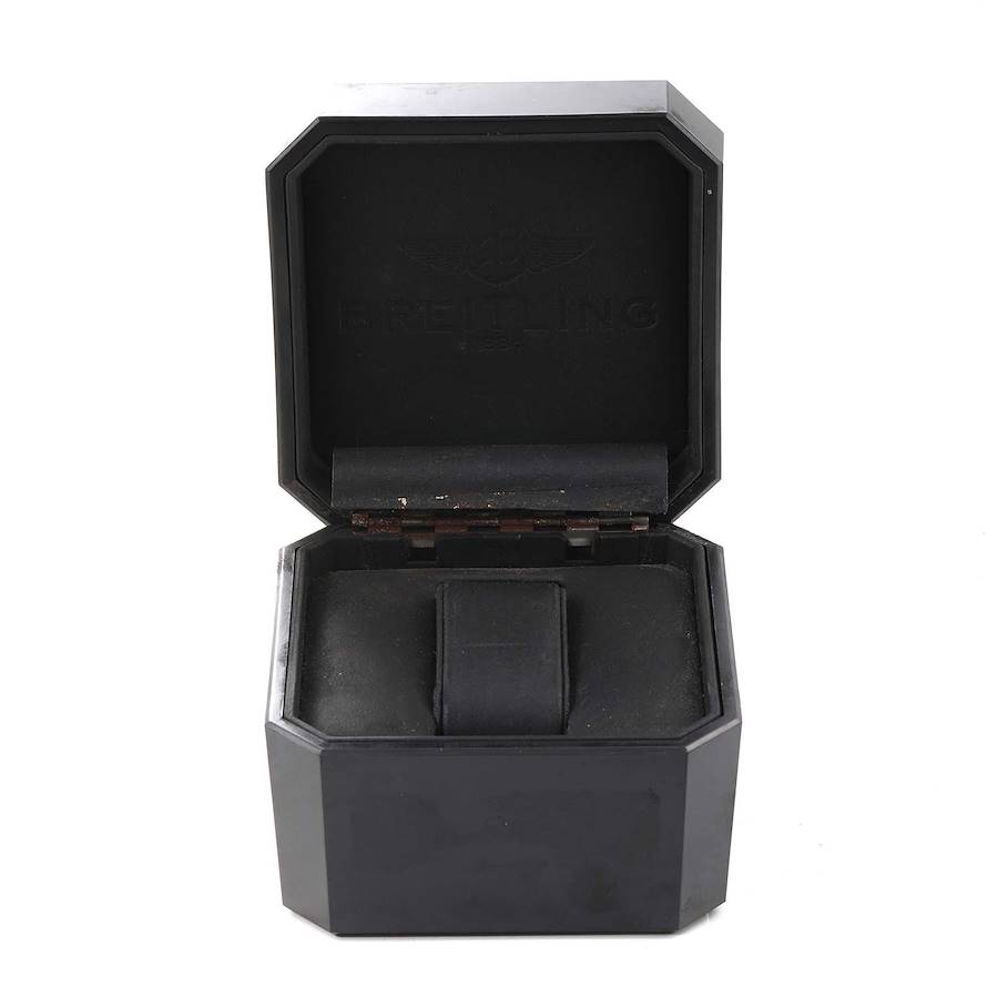 Breitling Chronomat B01 Raven Blacksteel Mens Watch MB0111