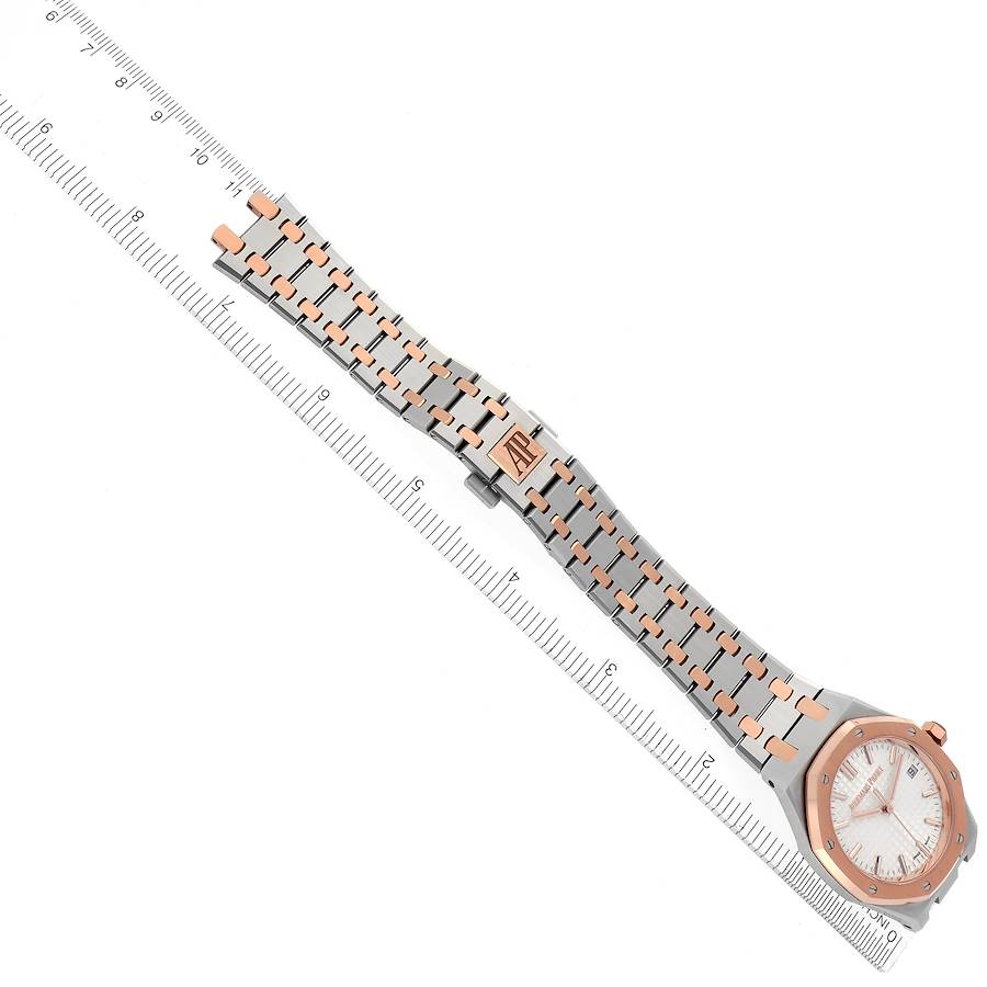 Audemars Piguet Royal Oak Steel Rose Gold Mens Watch 77350SR