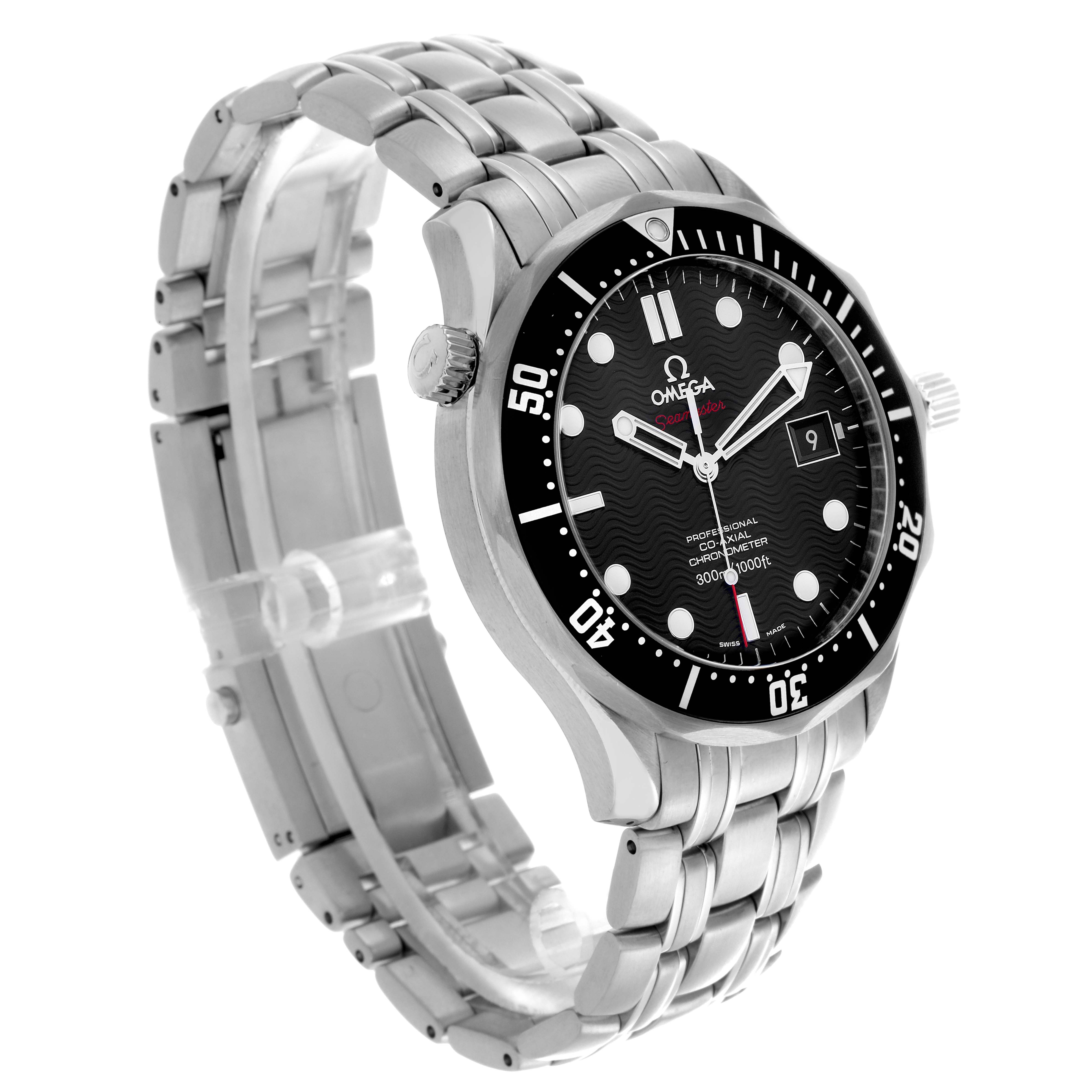 Omega Seamaster Black Dial Steel Mens Watch 41.0 MM 212.30.41.20.01.002