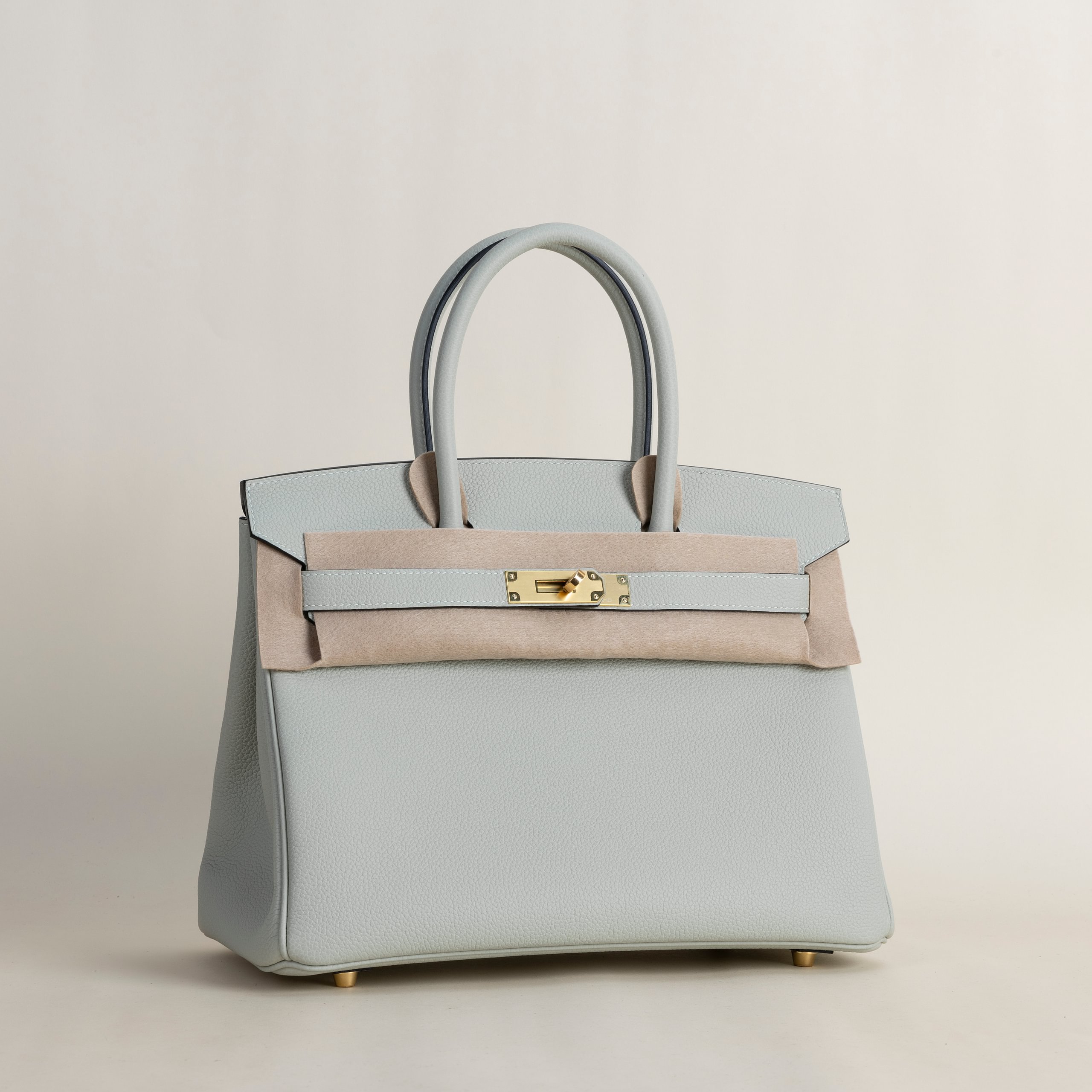 Birkin 30 togo Gris neve GHW
