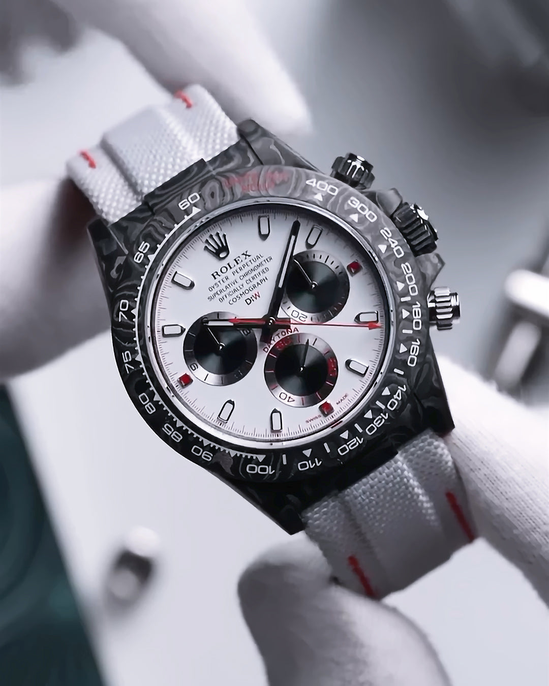 NTPT Carbon Rolex DiW Daytona "SPEEDSTER WHITE"