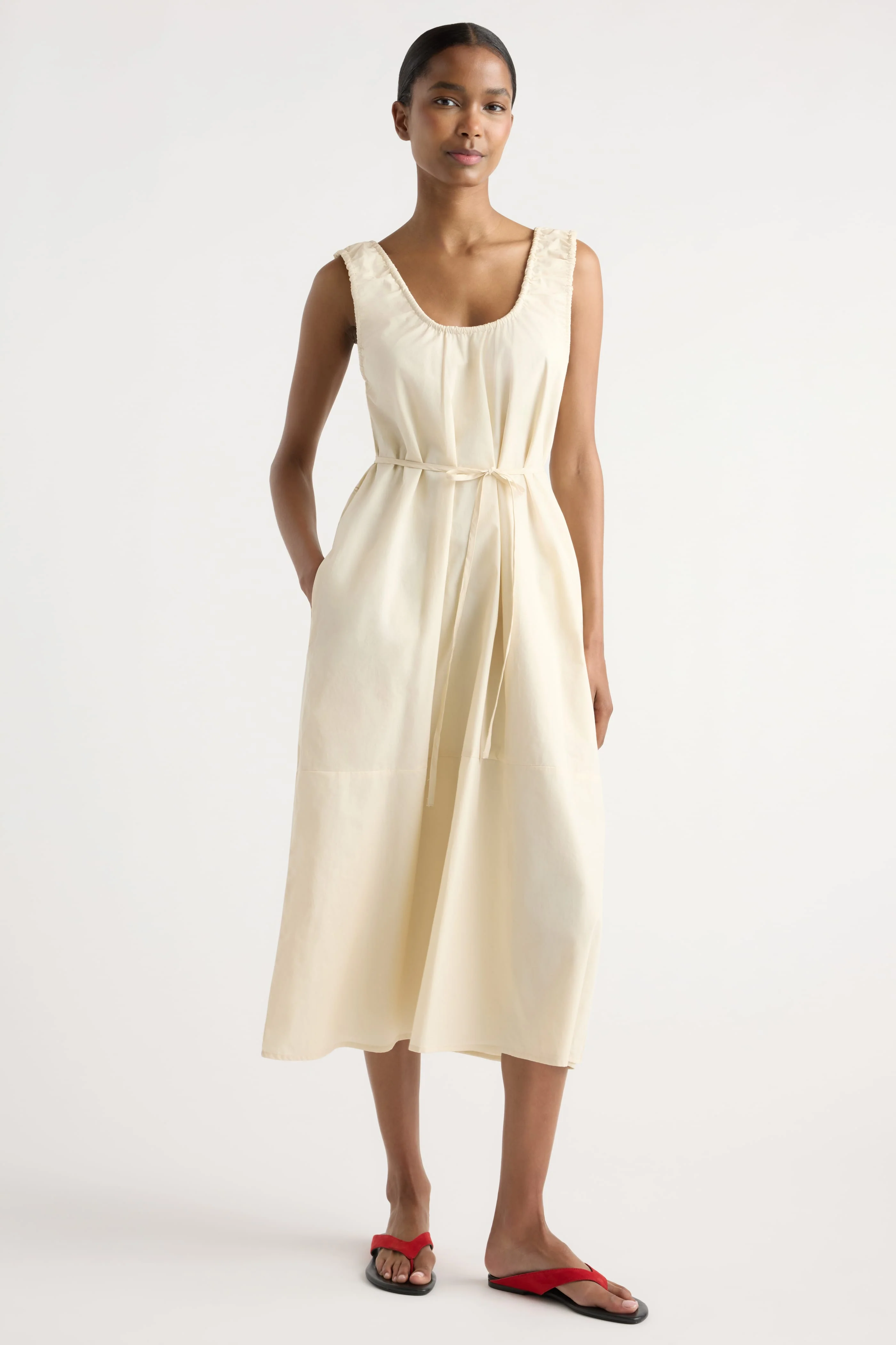 Midori Organic Cotton U-Neck Dress