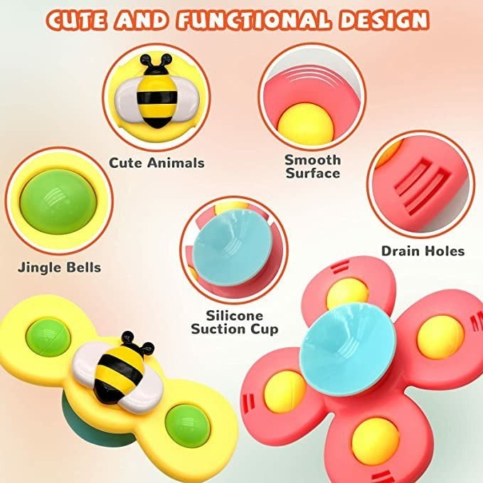 Last Day 50% OFF🔥Suction Cup Spinner Toys(6 Piece Set)
