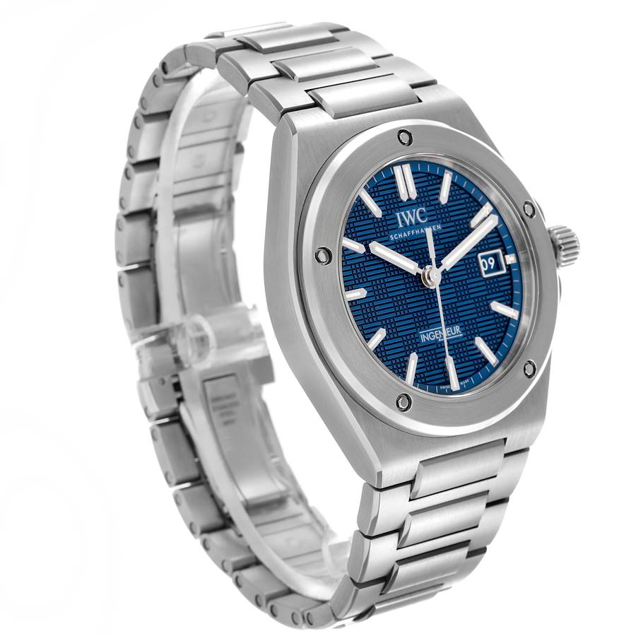 IWC Ingenieur 40 Blue Dial Steel Mens Watch IW328907