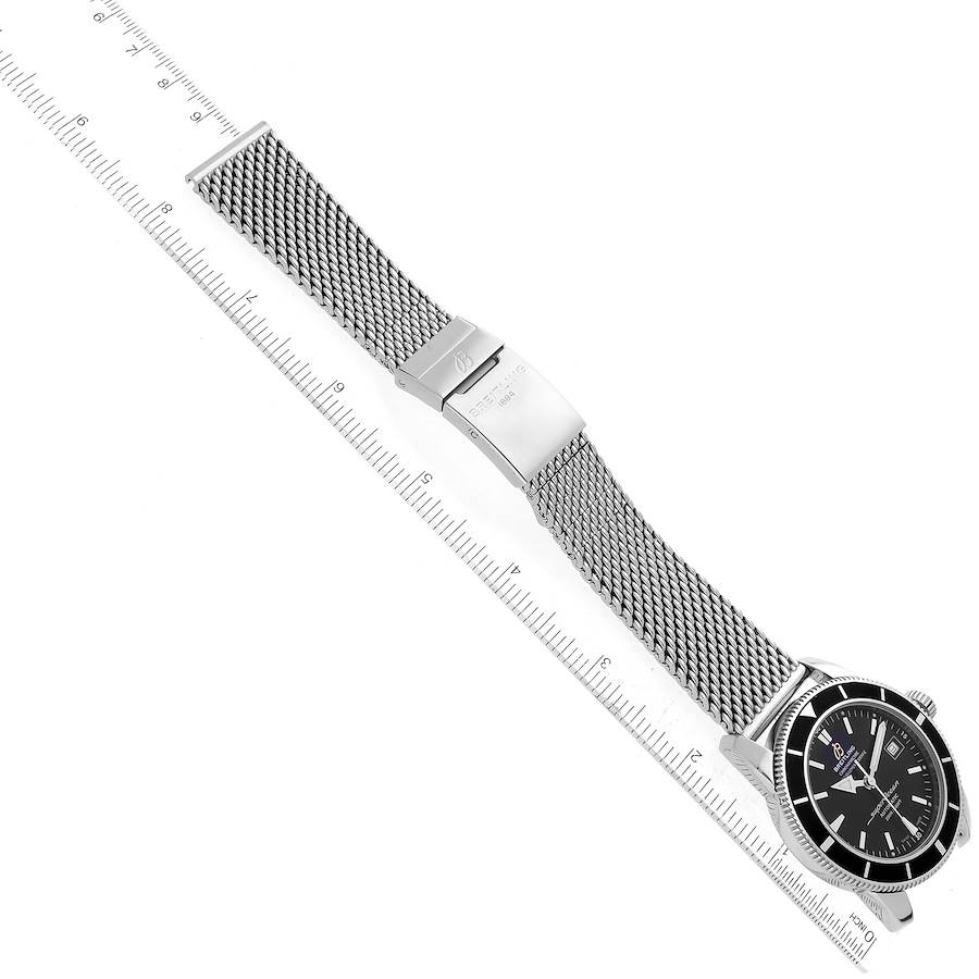 Breitling Superocean Heritage 42 Mesh Bracelet Mens Watch A17321