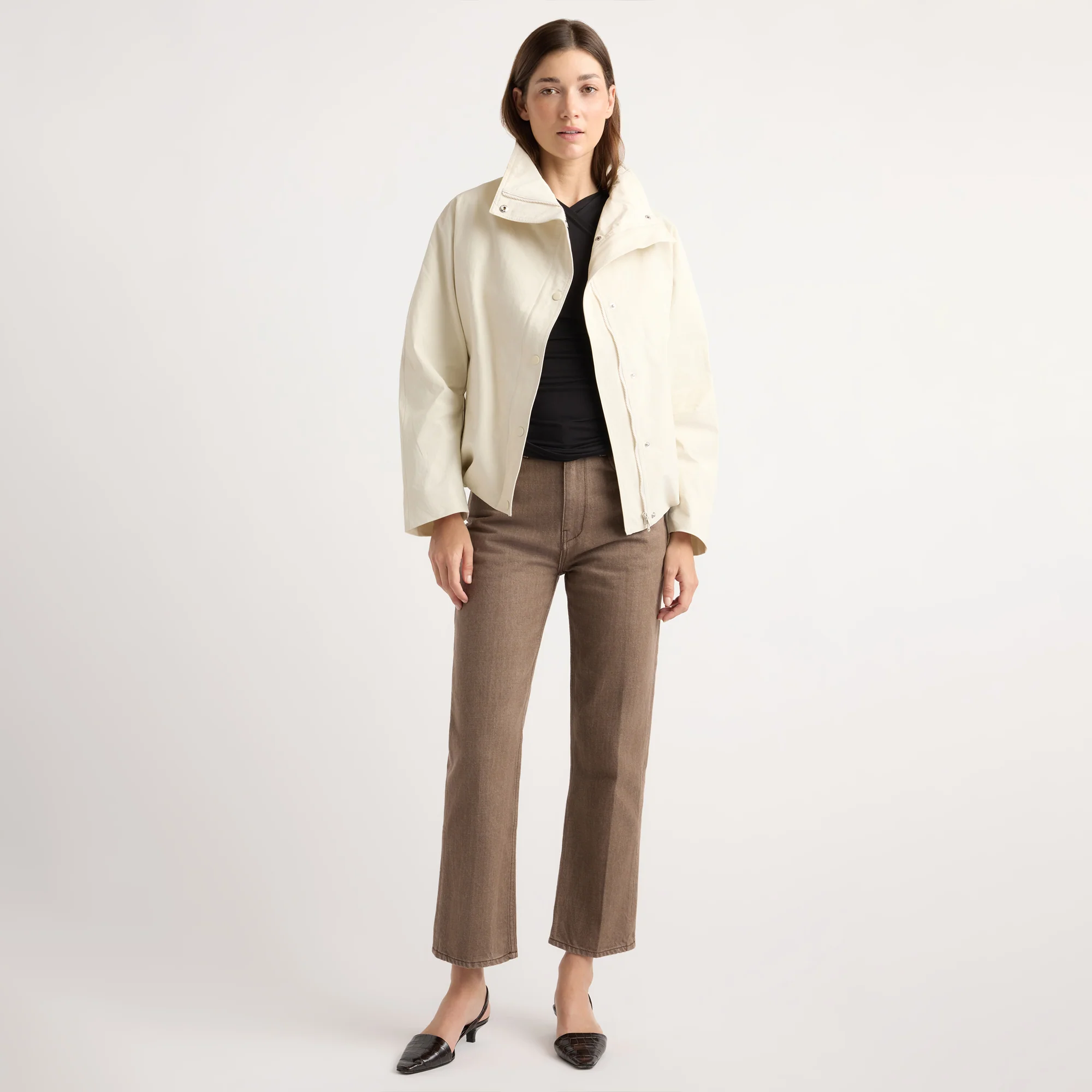 Padma Two-Way Zip Collared Jacket