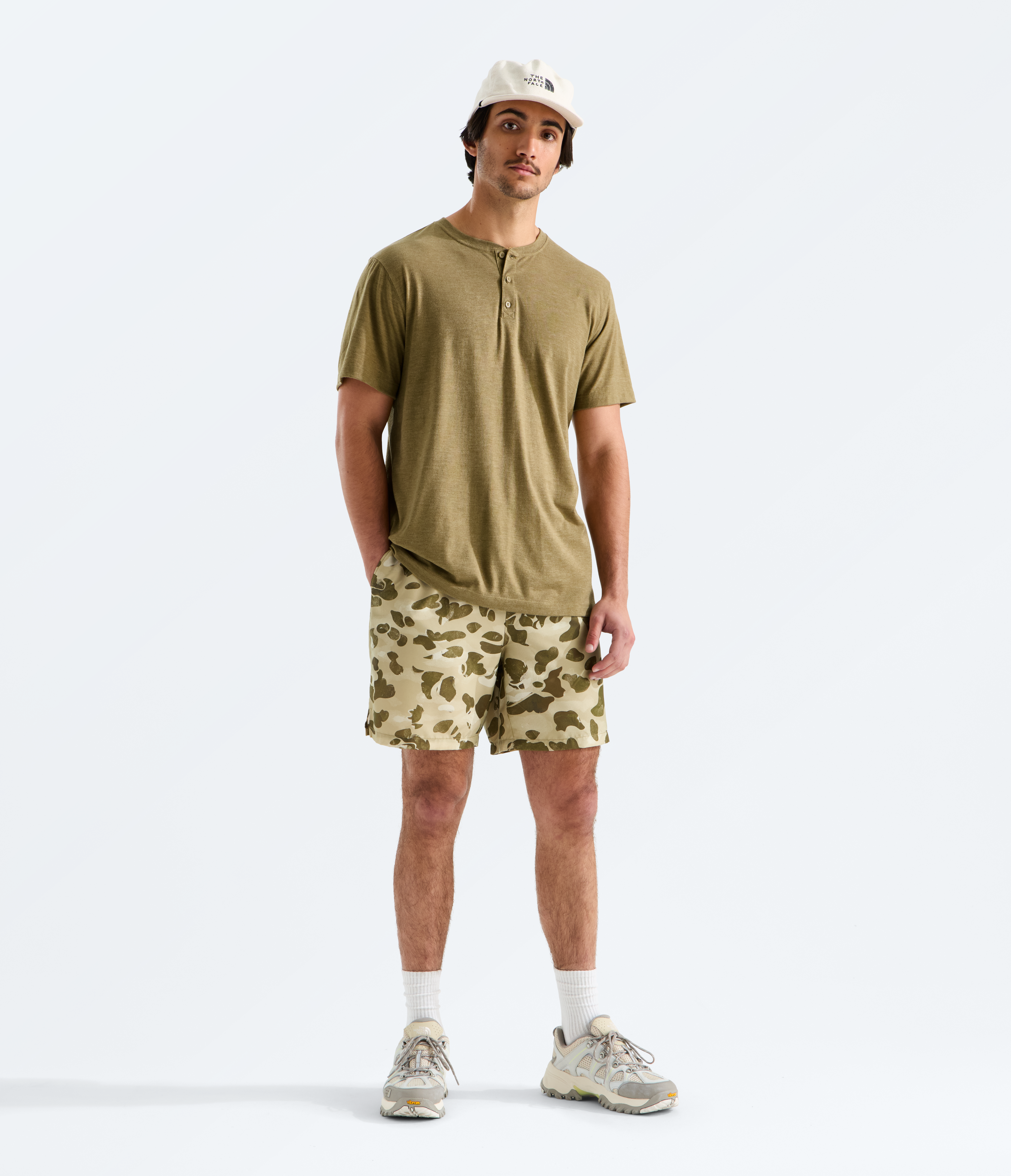 Men’s Tri-Blend Short-Sleeve Henley