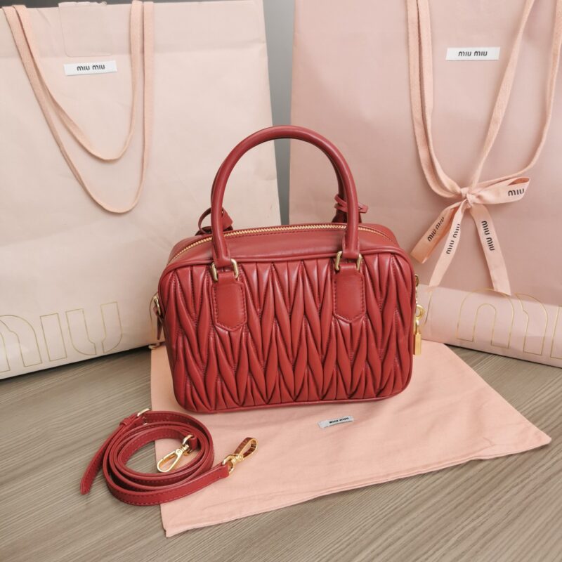 Replica Miu Miu Arcadie Medium Red