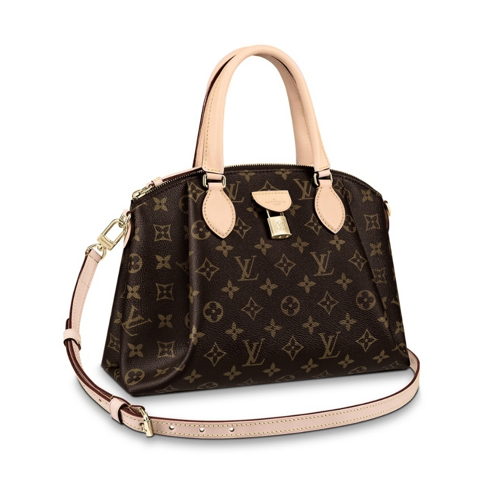 Louis Vuitton Rivoli PM Monogram Canvas Handle Bag Brown 25cm M44543