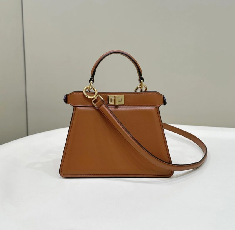 Replica Fendi Peekaboo Mini Brown