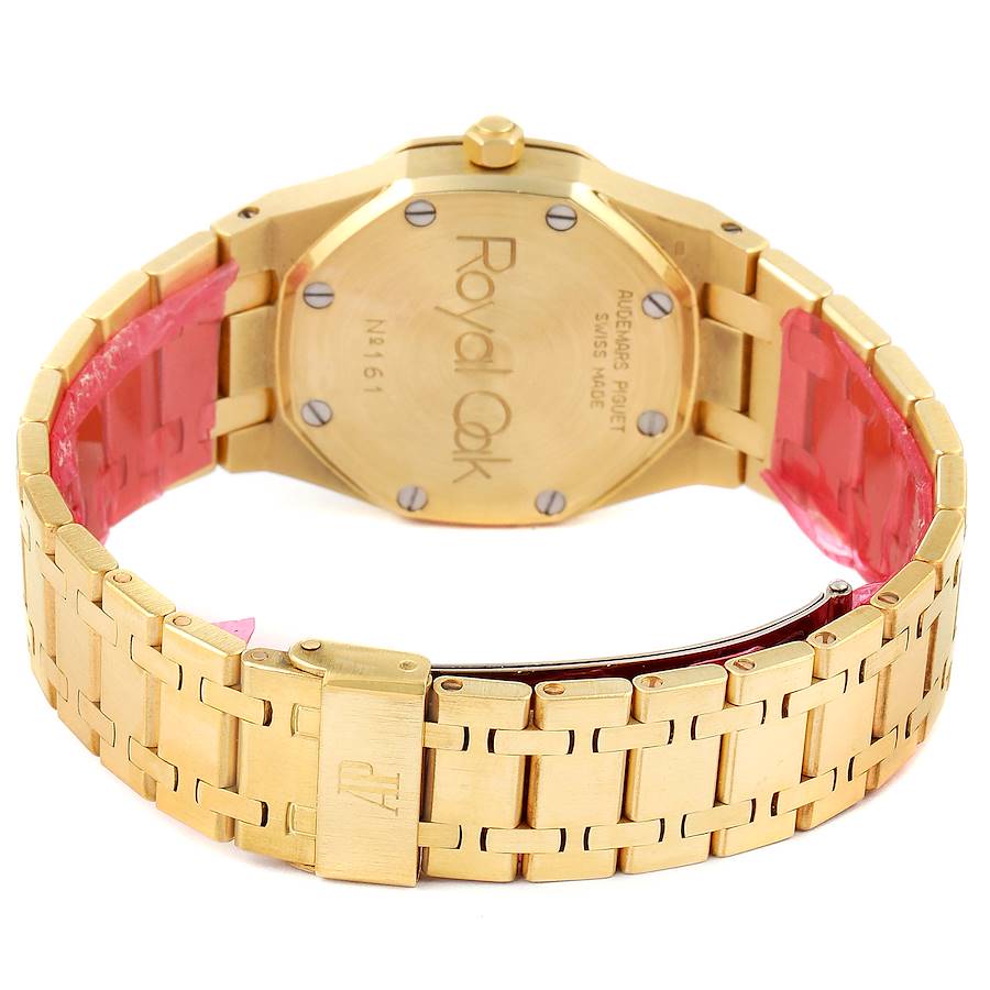 Audemars Piguet Royal Oak Yellow Gold Diamond Rubies Watch 14587