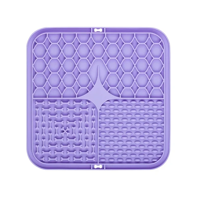 Pet Placemat Cat Slow Feeding Mat Dog Lick Mats Silicone Pets Eating Slowly Food Pad Cats Dogs Feeding Supplies
