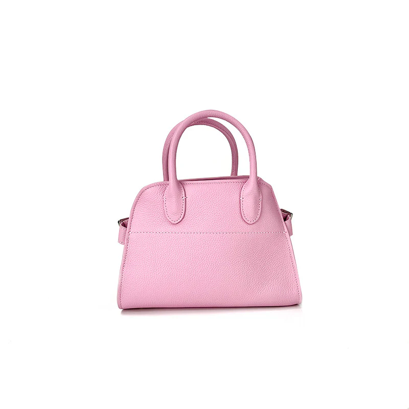 spring and summer first-layer cowhide Kelly handbag women's retro temperament shoulder bag crossbody versatile tote bag