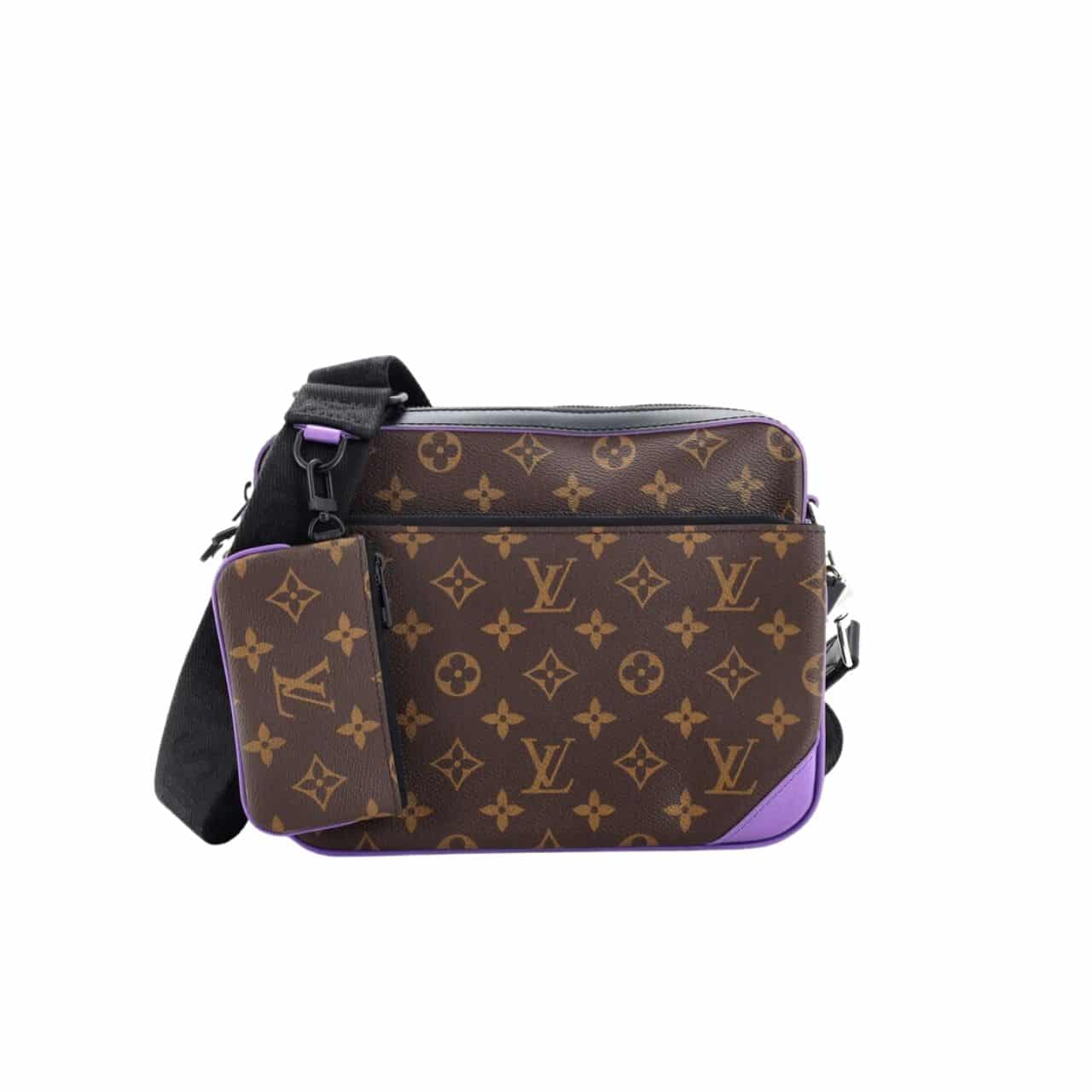 Louis Vuitton Trio Messenger Purple 25Cm M46266