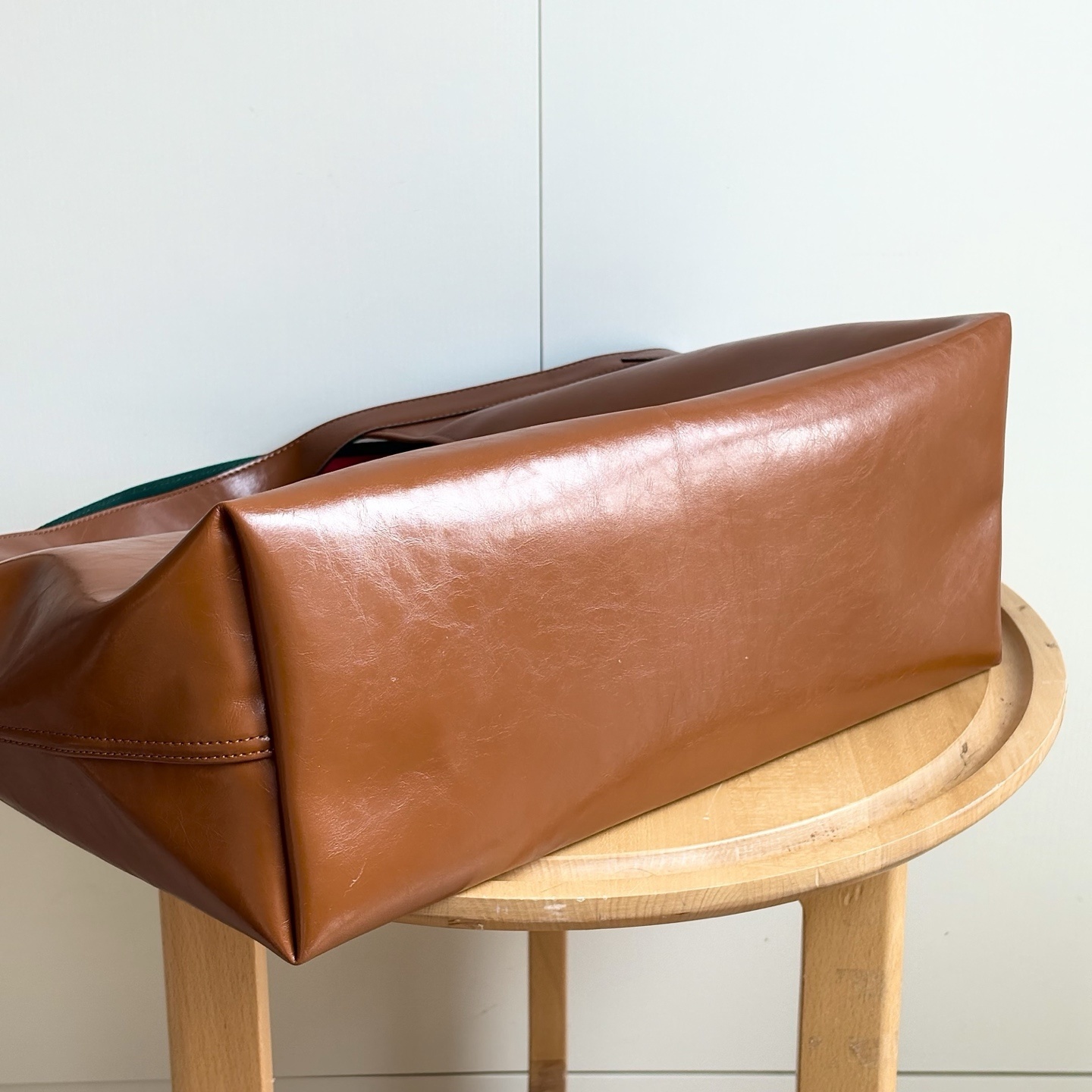 Gucci Giglio Large Tote Bag Dark Brown Leather 60Cm 853971 AAF2H 7645