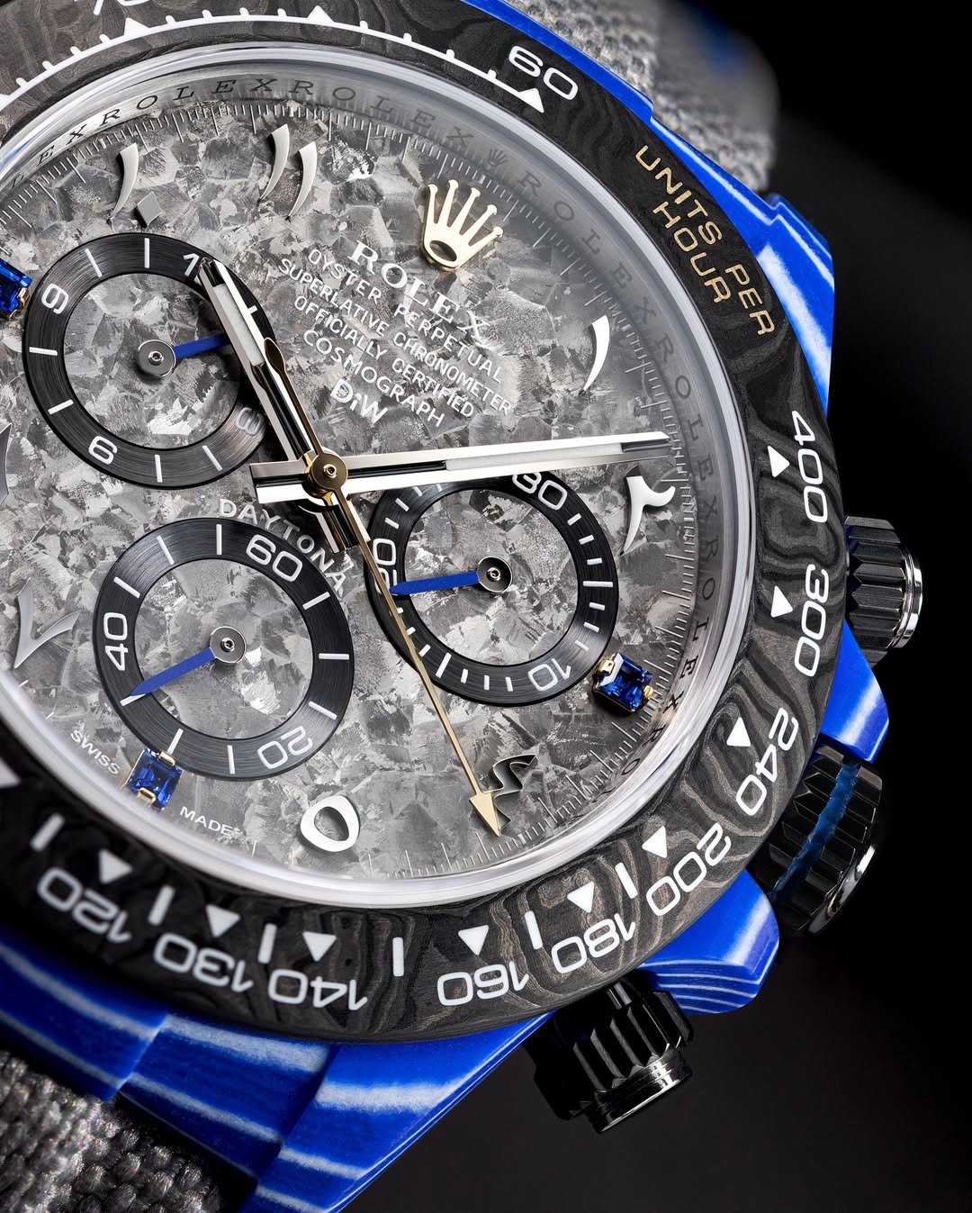 Rolex DiW Daytona Liquid Titanium Dial CarboQuartz