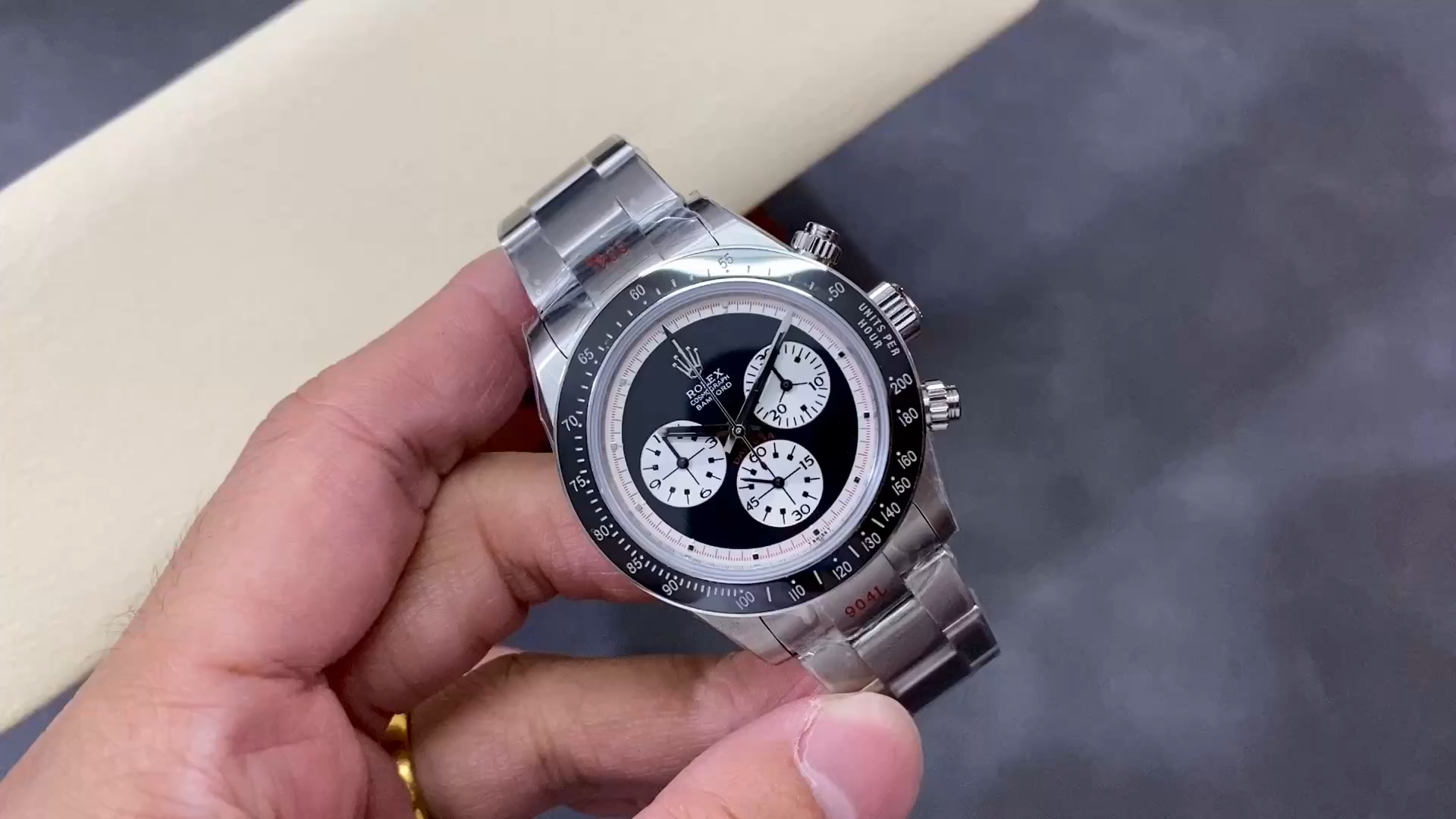 Rolex Cosmograph Daytona 116520 Bamford Heritage Paul Newman Black Dial Steel 40mm Men's Watch