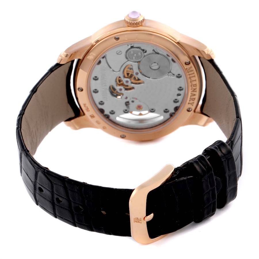 Audemars Piguet Millenary Rose Gold MOP Diamond Ladies Watch 77247OR