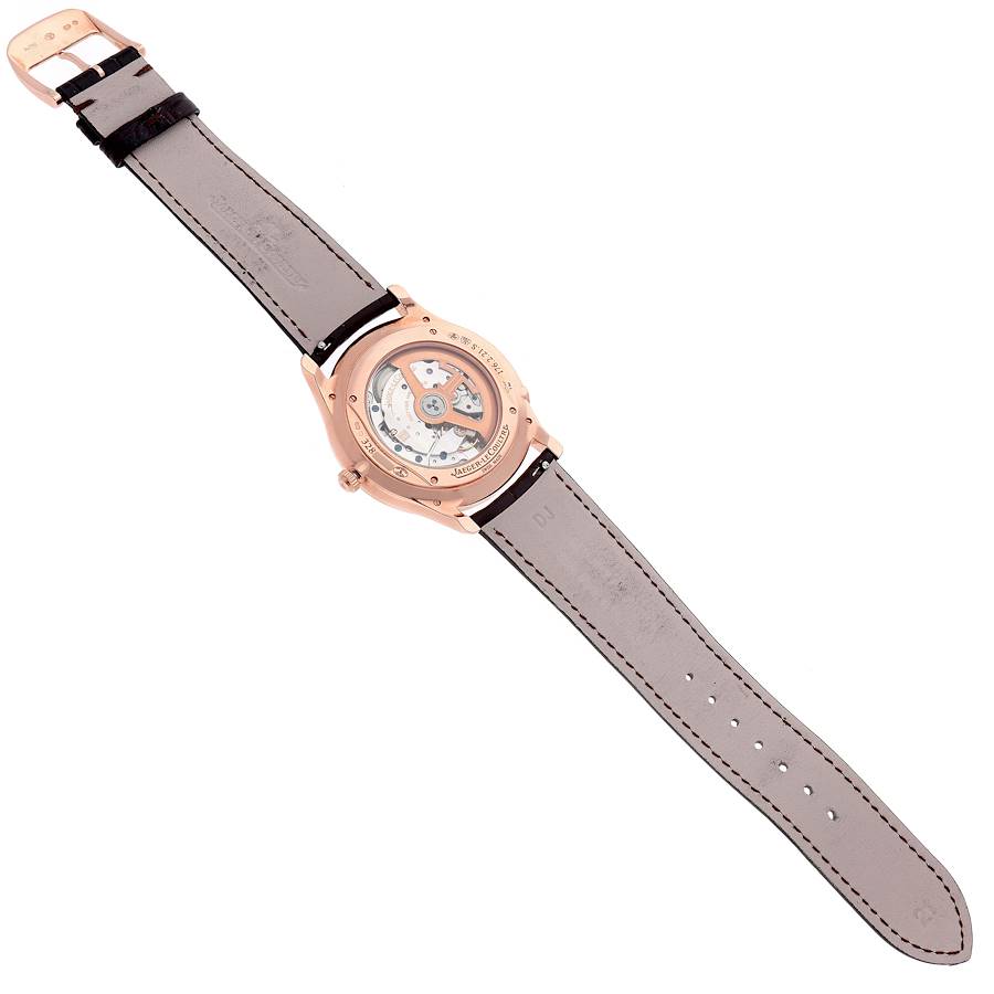 Jaeger LeCoultre Master Rose Gold Diamond Watch 176.2.21.S Q1302501