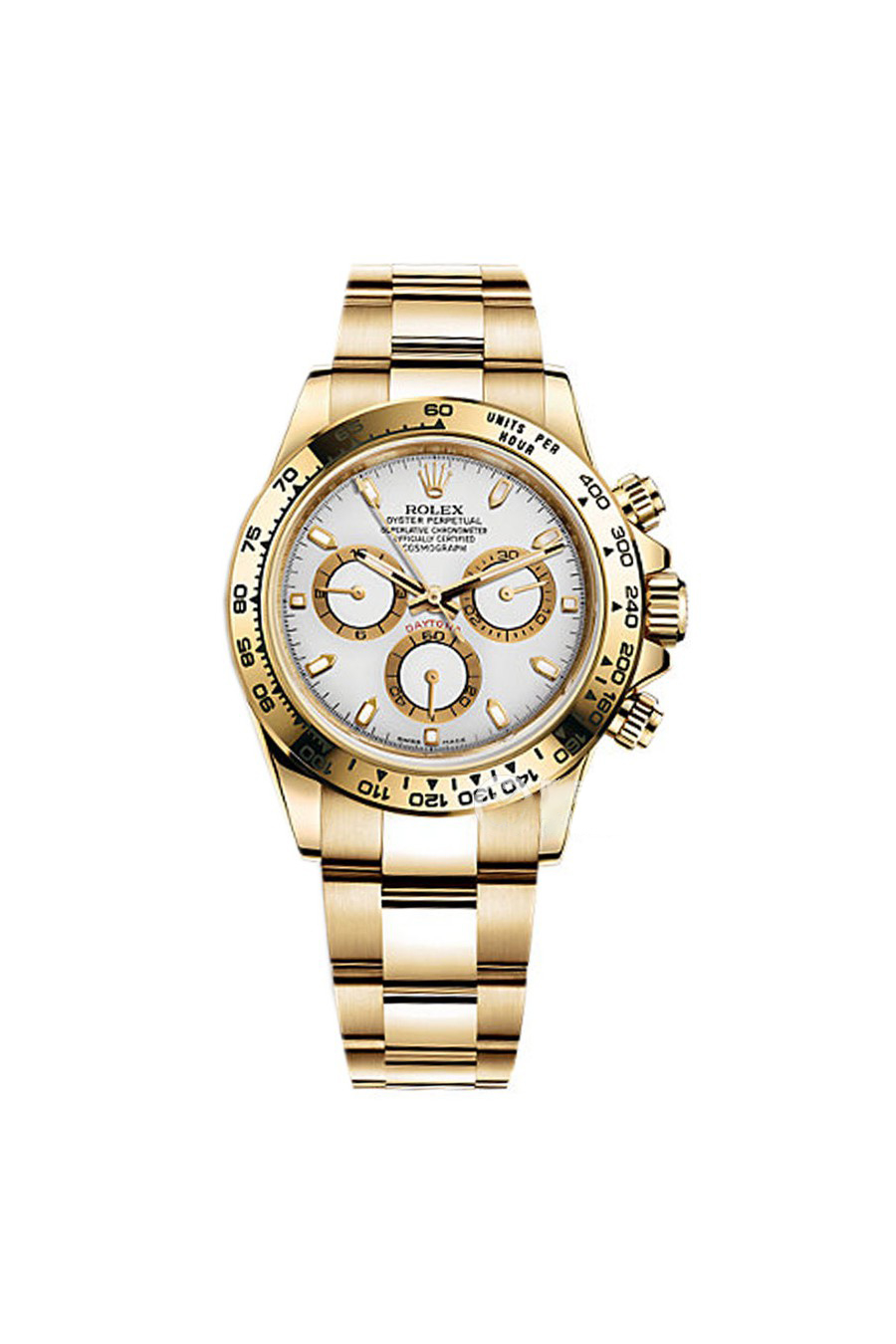Rolex Daytona &lsquo;Pikachu&rsquo; Gold 18k Yellow Gold Oyster Steel 40 mm 116508