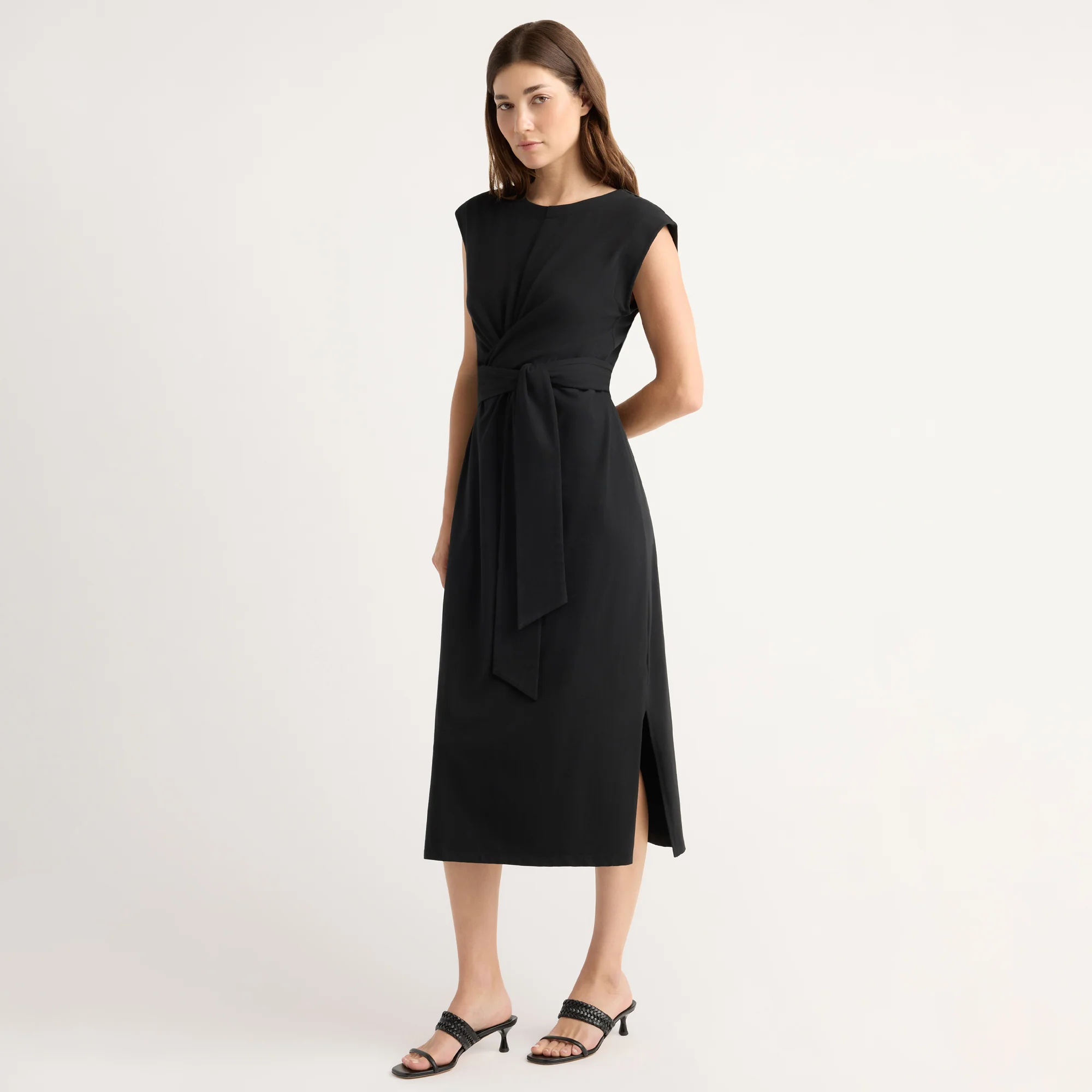 Fei Tie-Front Organic Cotton Dress