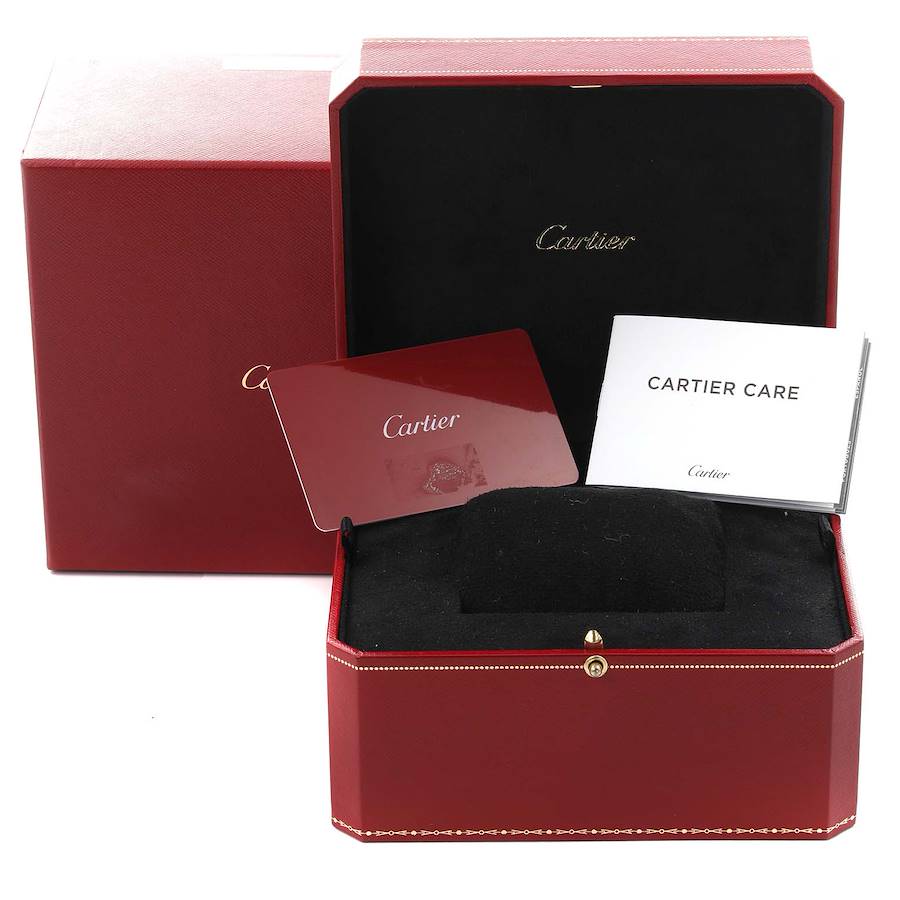 Cartier Ballon Bleu 33 Midsize Steel Pink Dial Ladies Watch W6920100