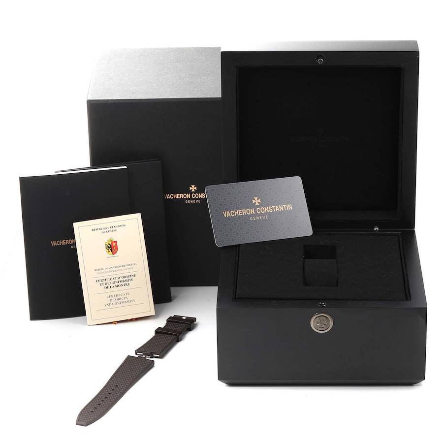 Vacheron Constantin Overseas Dual Time Rose Gold Mens Watch 7900V