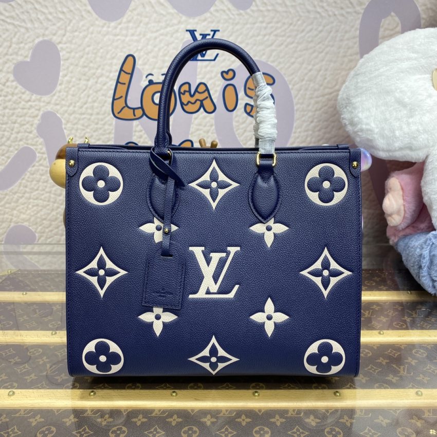 Replica LV Onthego Dark Blue