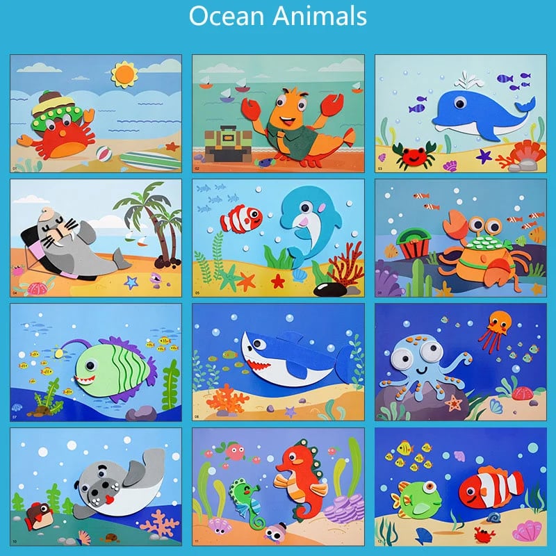 🔥LAST DAY 49% OFF-Cartoon EVA Sticker Toys - BUY 2 FREE SHIPPING