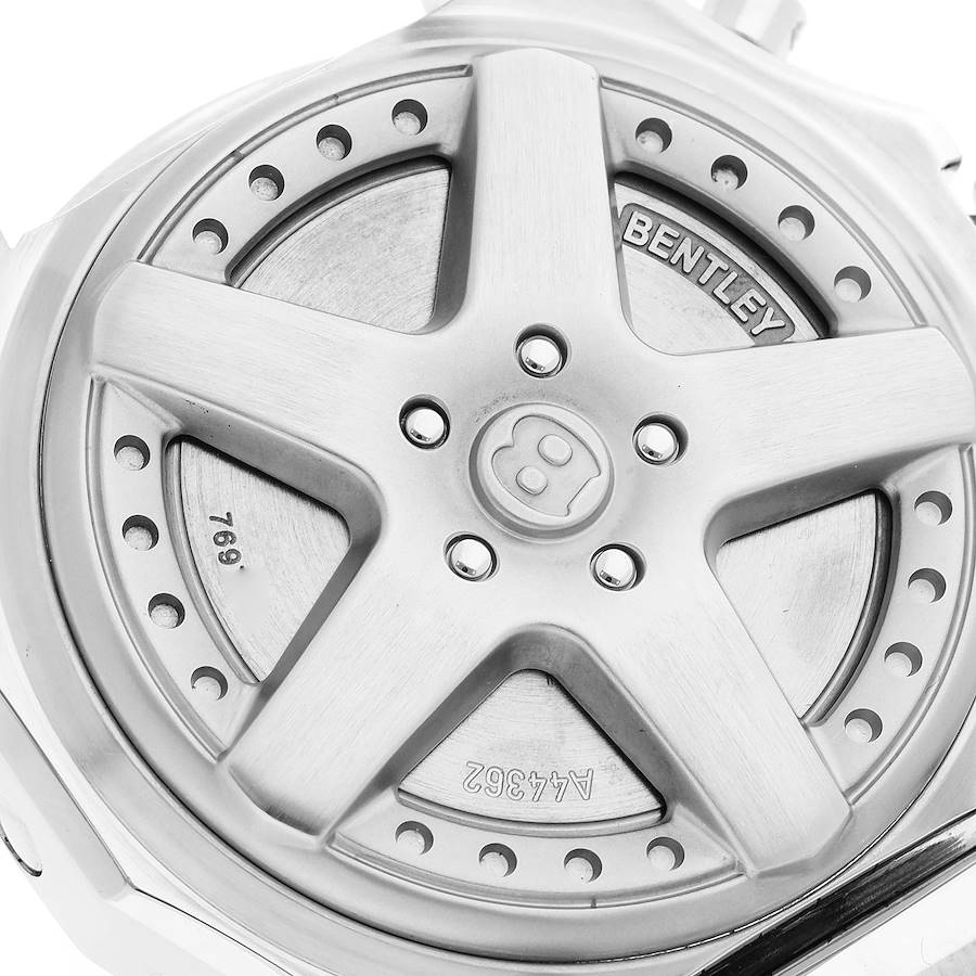 Breitling Bentley Motors Black Dial Chronograph Mens Watch A44362