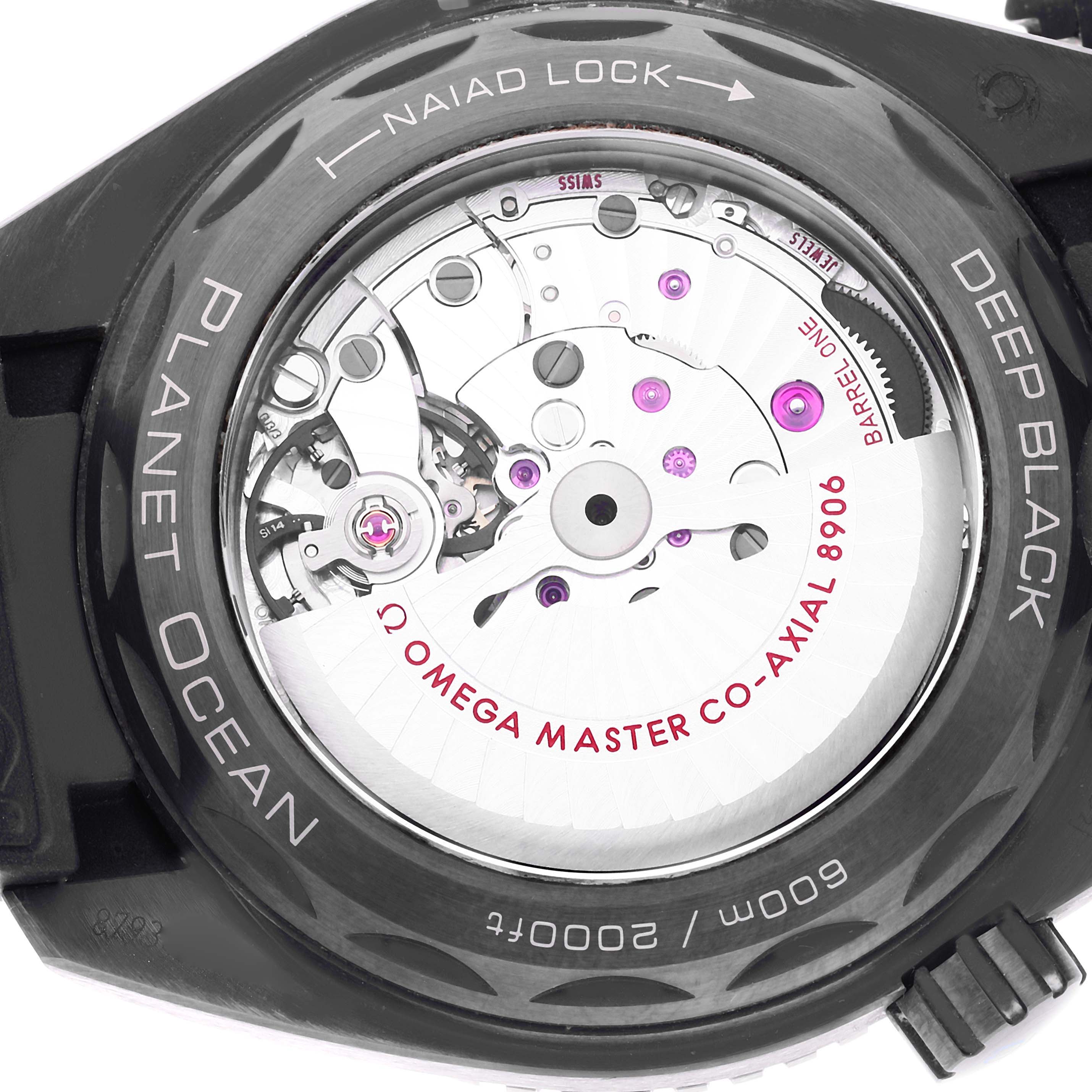 Omega Planet Ocean Deep Black Ceramic GMT Watch 45.5 MM 215.92.46.22.01.002