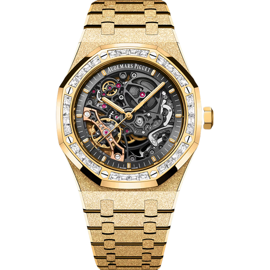 Royal Oak Frosted Gold Double Balance Wheel Openworked Japan Special Edition 41mm