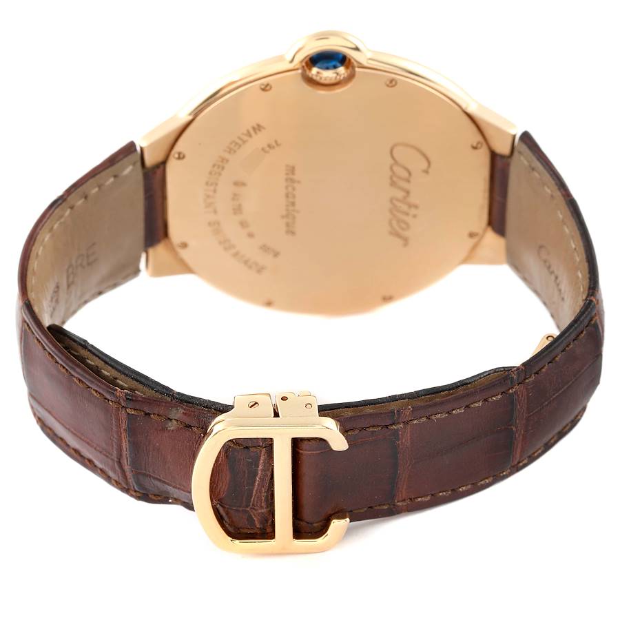 Cartier Ballon Bleu Rose Gold Mens Watch W690054