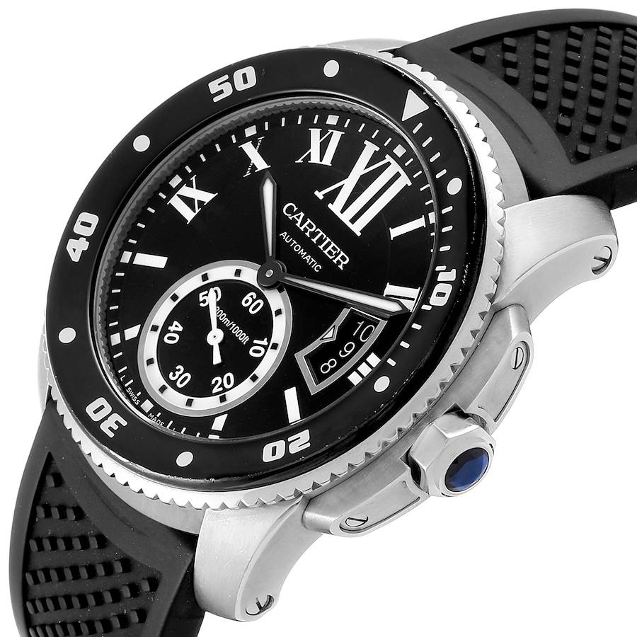 Calibre Diver Black Rubber 42mm