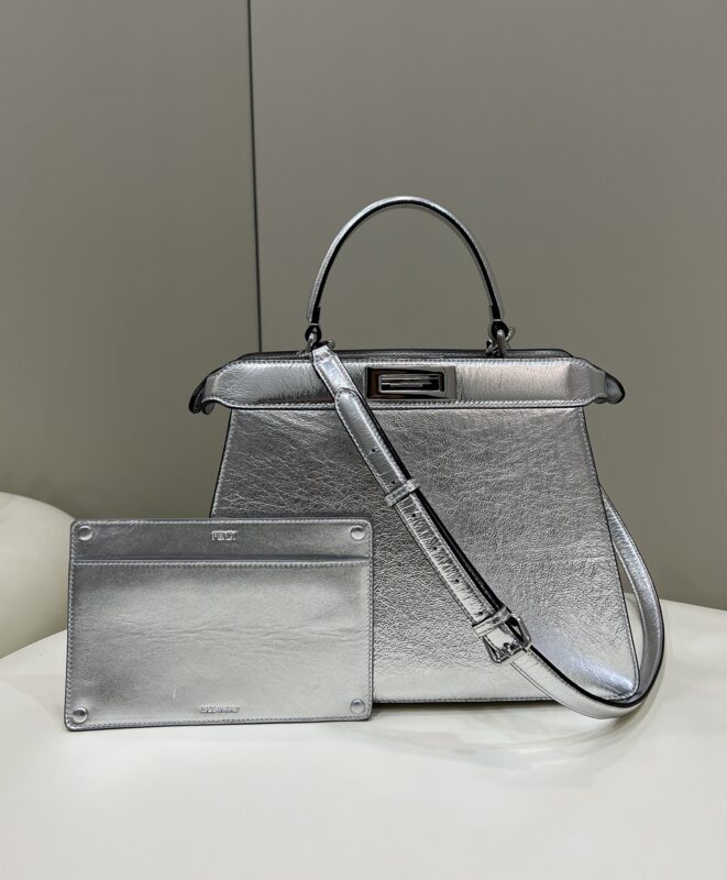 Replica Fendi Peekaboo Large Silver