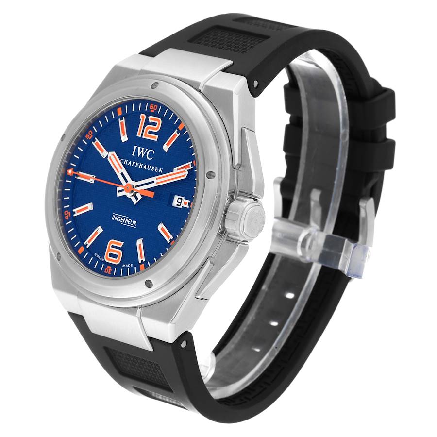 IWC Ingenieur Automatic Mission Earth Plastiki Steel Mens Watch IW323603
