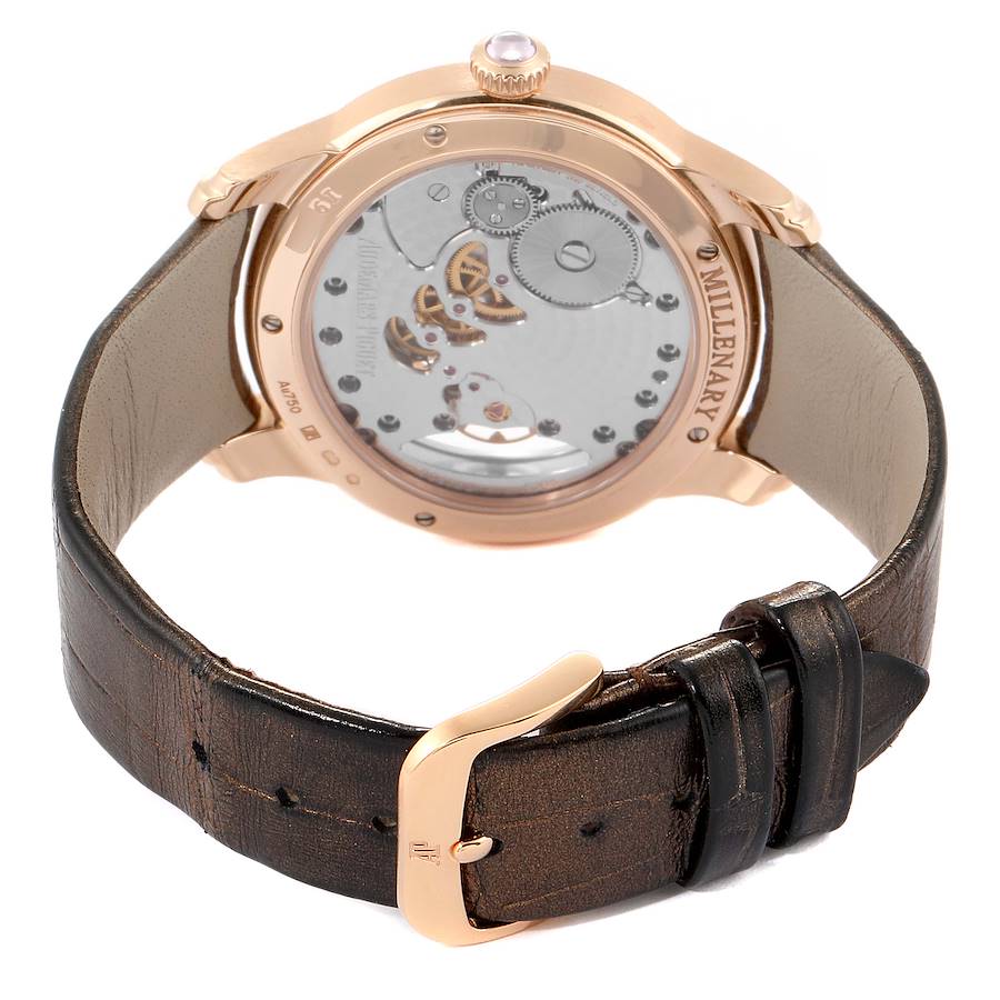 Audemars Piguet Millenary Rose Gold MOP Diamond Ladies Watch 77247OR