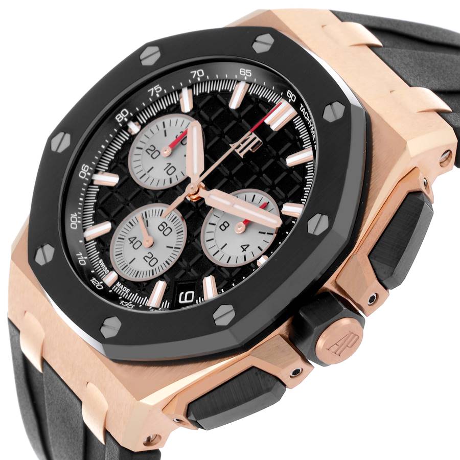 Audemars Piguet Royal Oak Offshore Rose Gold Mens Watch 26420RO