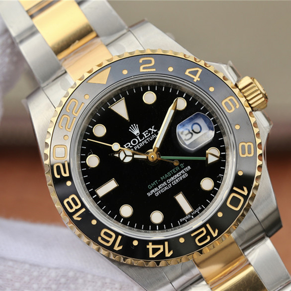 Rolex GMT-Master 2 Black/Gold Bezel Multicolor Selection 40mm