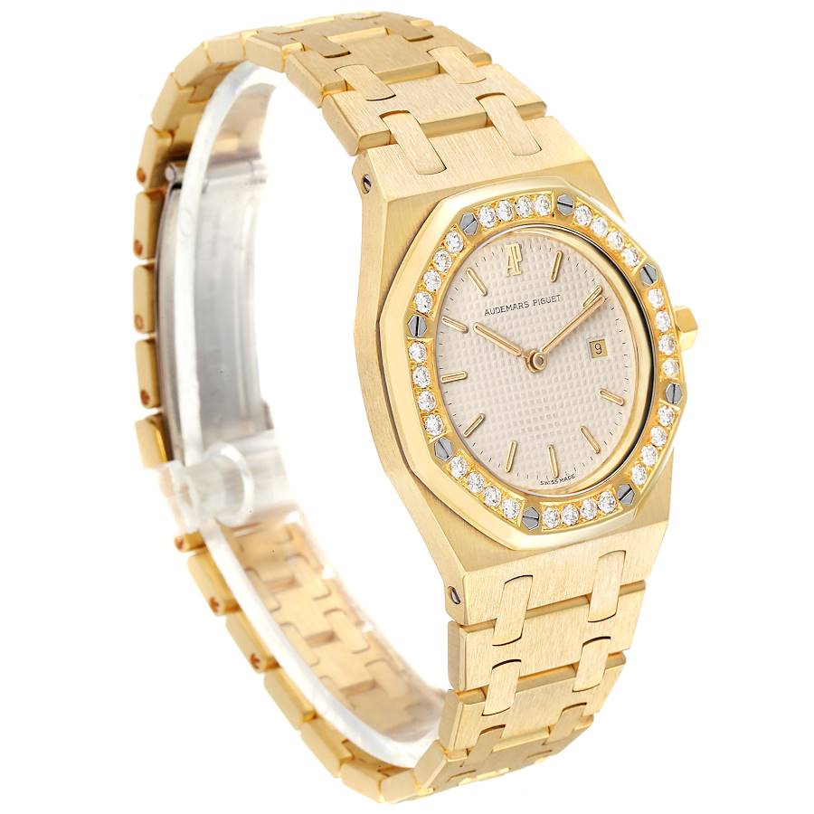 Audemars Piguet Royal Oak Yellow Gold Diamond Ladies Watch 56271BA