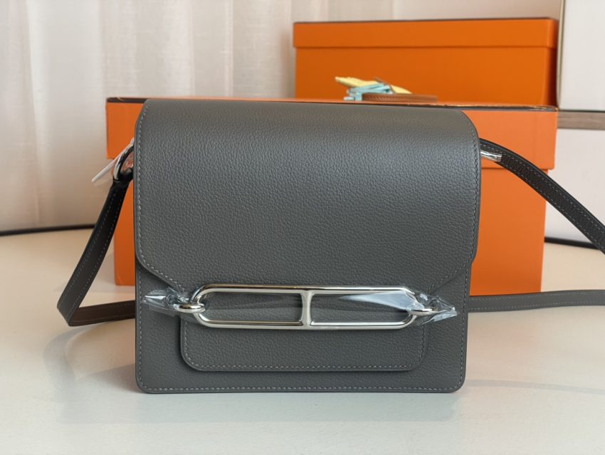 Replica Hermès Sac Roulis Grey