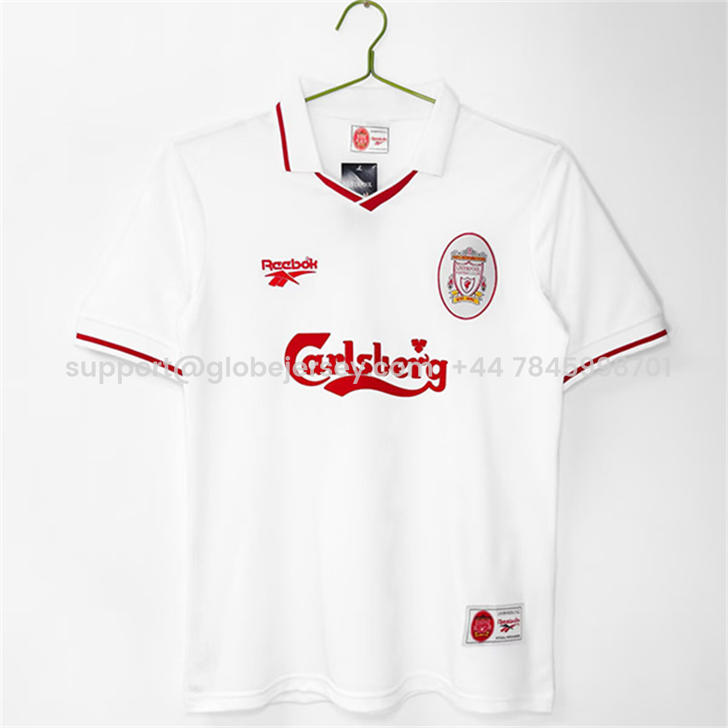 Retro Liver.pool 1996-97 Away White Jersey