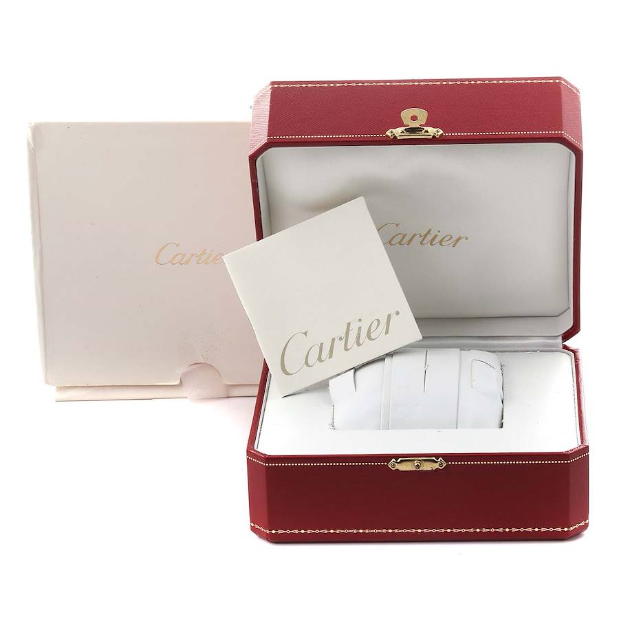 Cartier Miss Pasha 1st Anniversary Blue Dial Steel Ladies Watch W3140024