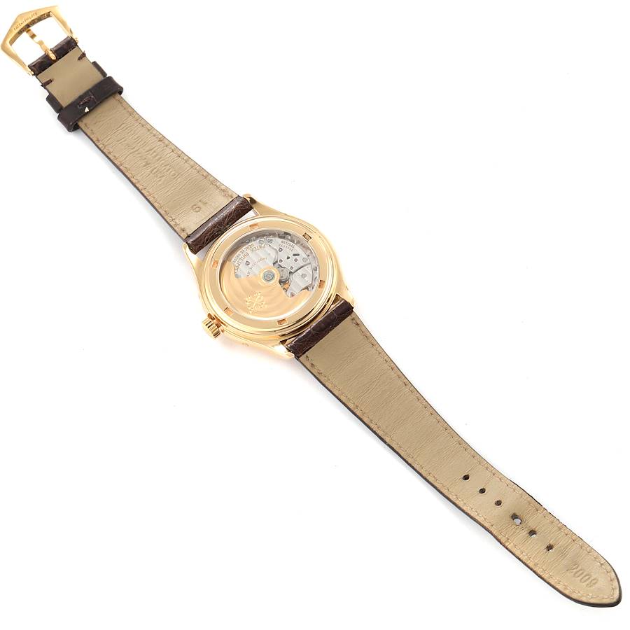 Patek Philippe Complications Annual Calendar Yellow Gold Watch 5035 5035j Papers