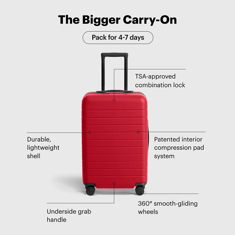 NOVELUX Bigger Carry-On Luggage