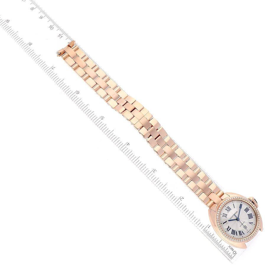 Cartier Cle Rose Gold Diamond Automatic Ladies Watch WJCL0003