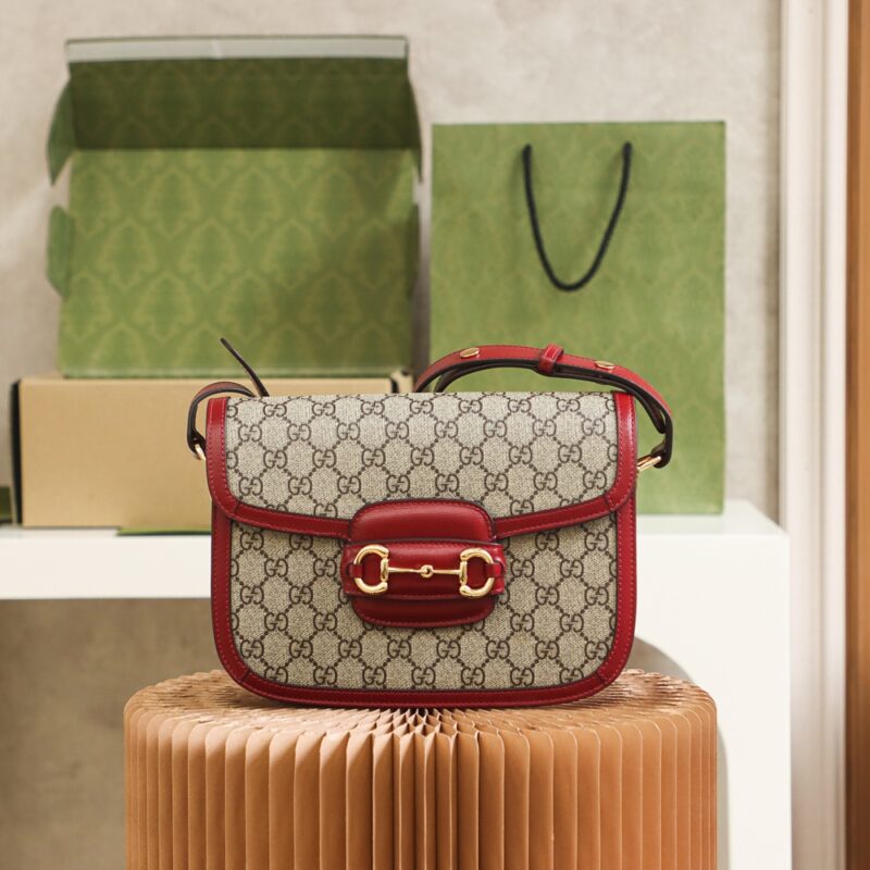 Replica Gucci Horsebit 1955 Classic Red