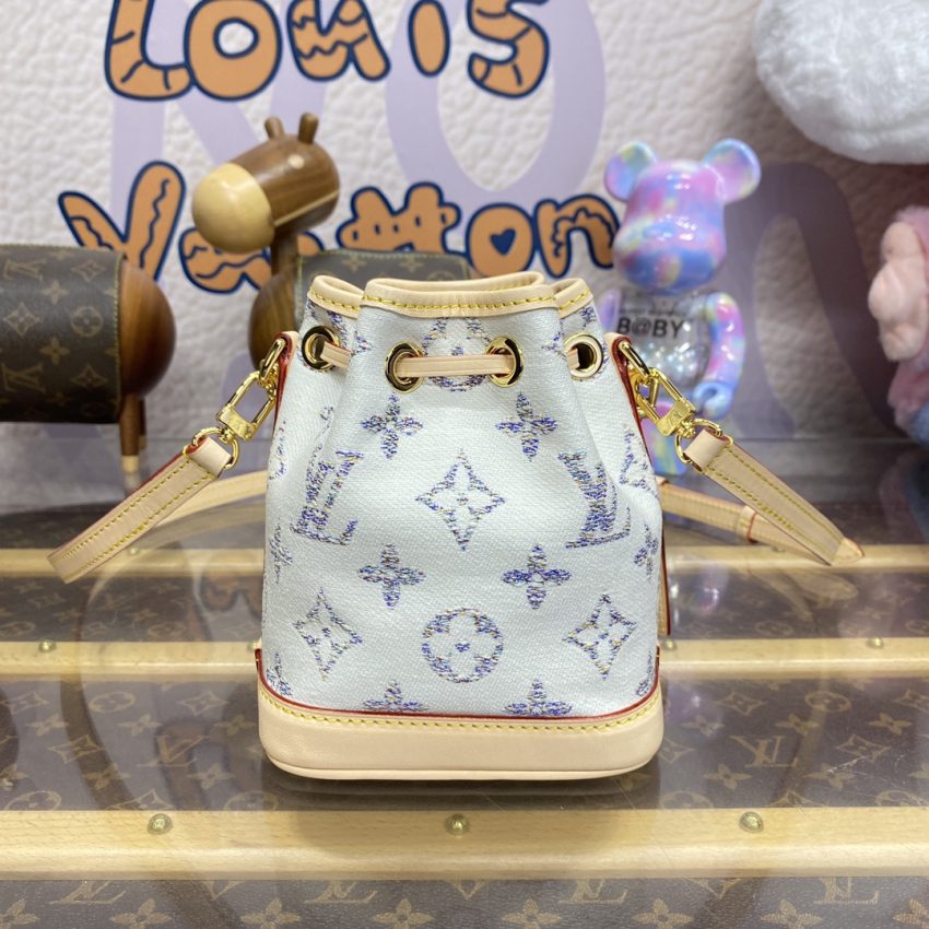 Replica Louis Vuitton Nano Noe White