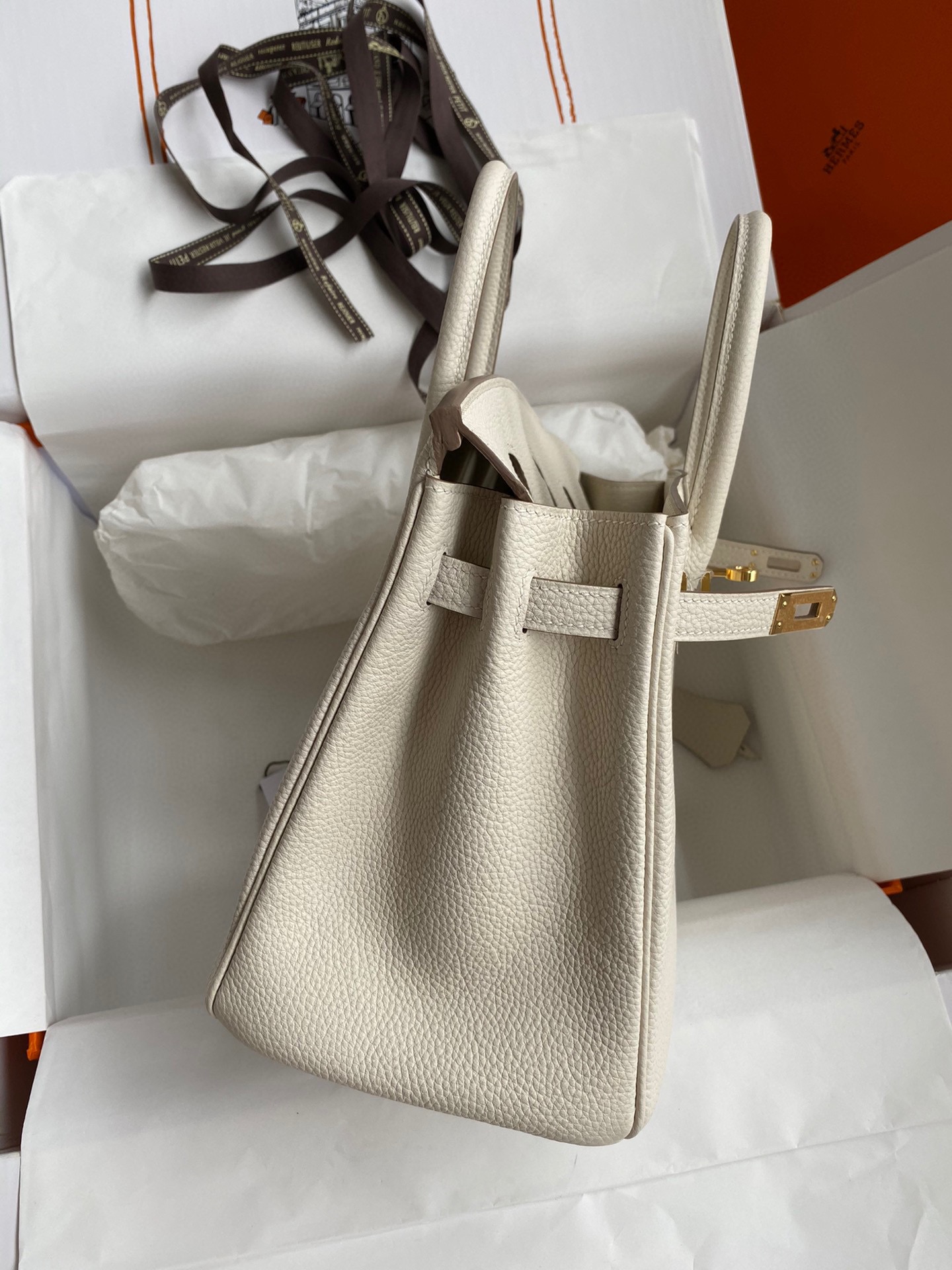 Replica Hermès Birkin White Togo Gold