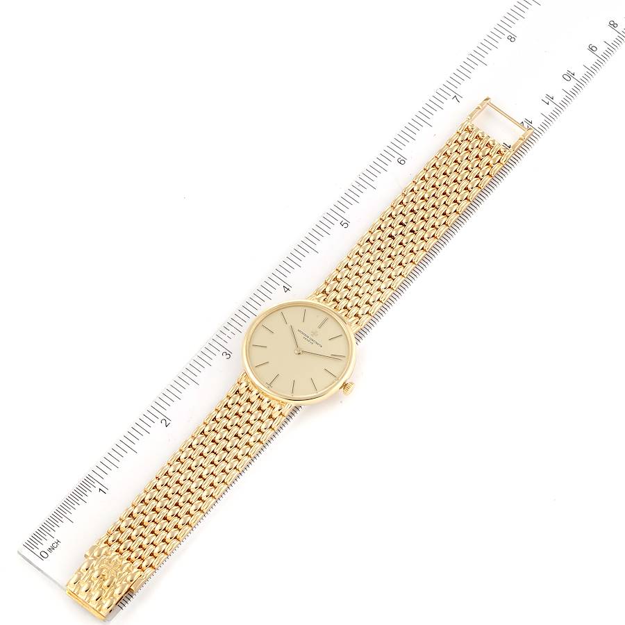 Vacheron Constantin 18K Yellow Gold Mechanical Vintage Mens Watch 39015